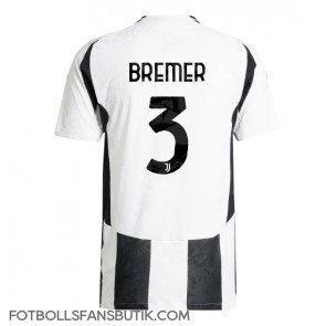 Juventus Gleison Bremer #3 Replika Hemmatröja 2024-25 Kortärmad